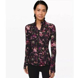 LULULEMON Define Jacket Luxtreme in Floral Illusion Antique White Multi Size 6